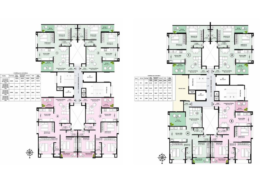 Arihant-Greens-Typical-Floor-Plan